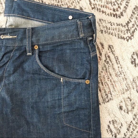 levi jean jacket with wool collar